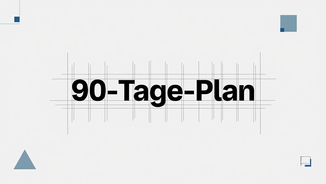 Der 90-Tage-Plan: Vom Krisenunternehmen zum KI-Pionier