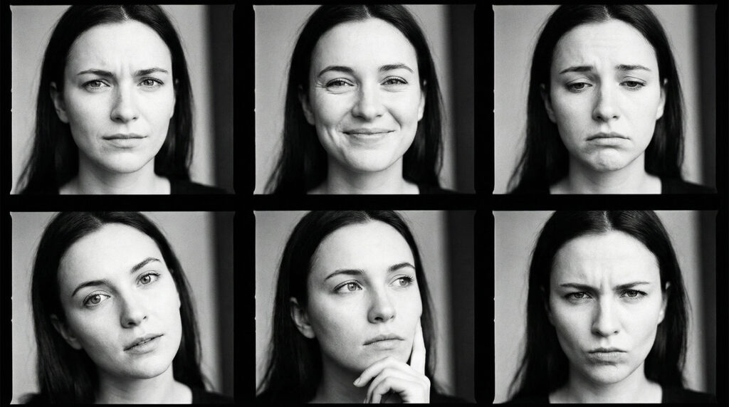 10 NanoBanana Pro - Reaction-Packs mit identischer Gesichtsgeometrie