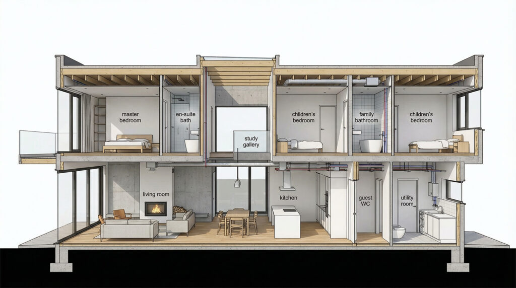 8 NanoBanana Pro - Architektonische X-Ray- und Cutaway-Darstellungen